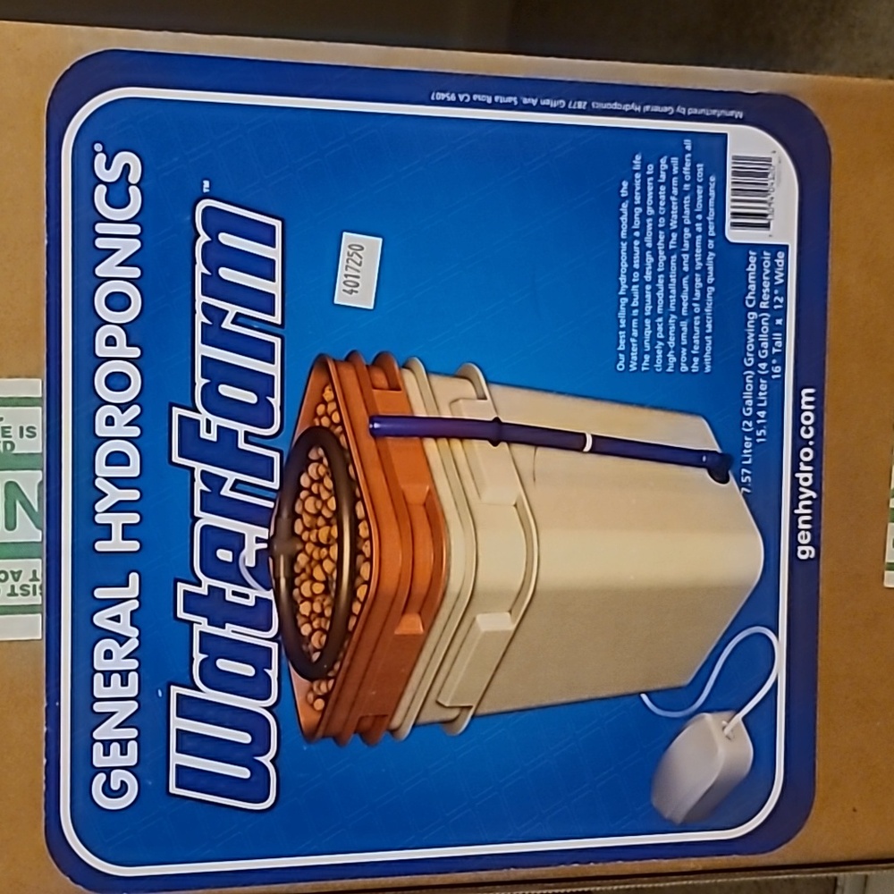 2 gallon hydroponic water farm